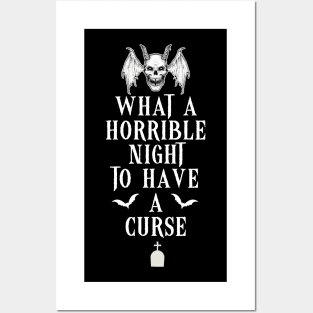 What a horrible night Posters and Art